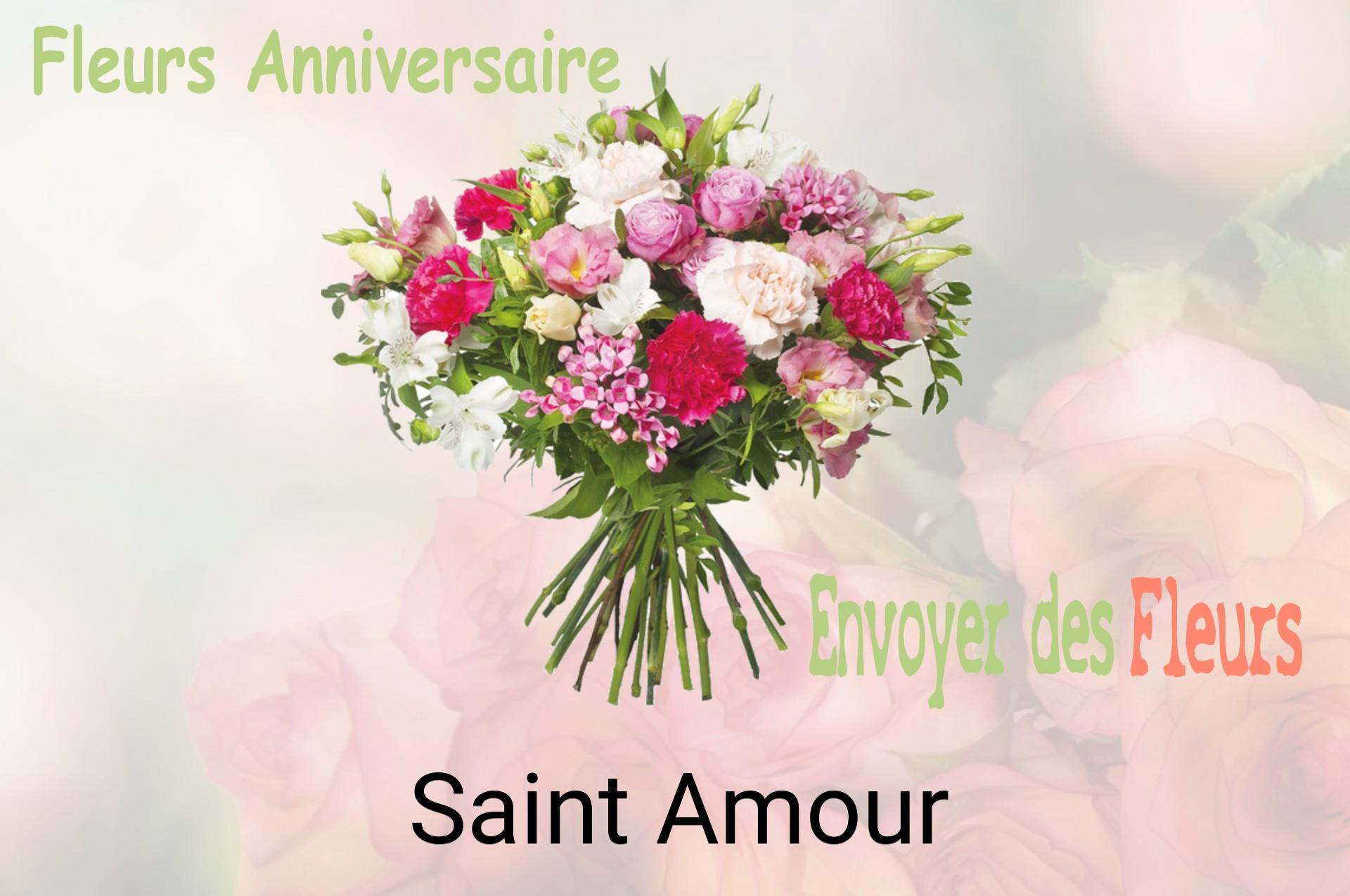 Bouquet de fleurs d’anniversaire livré à Saint-Amour