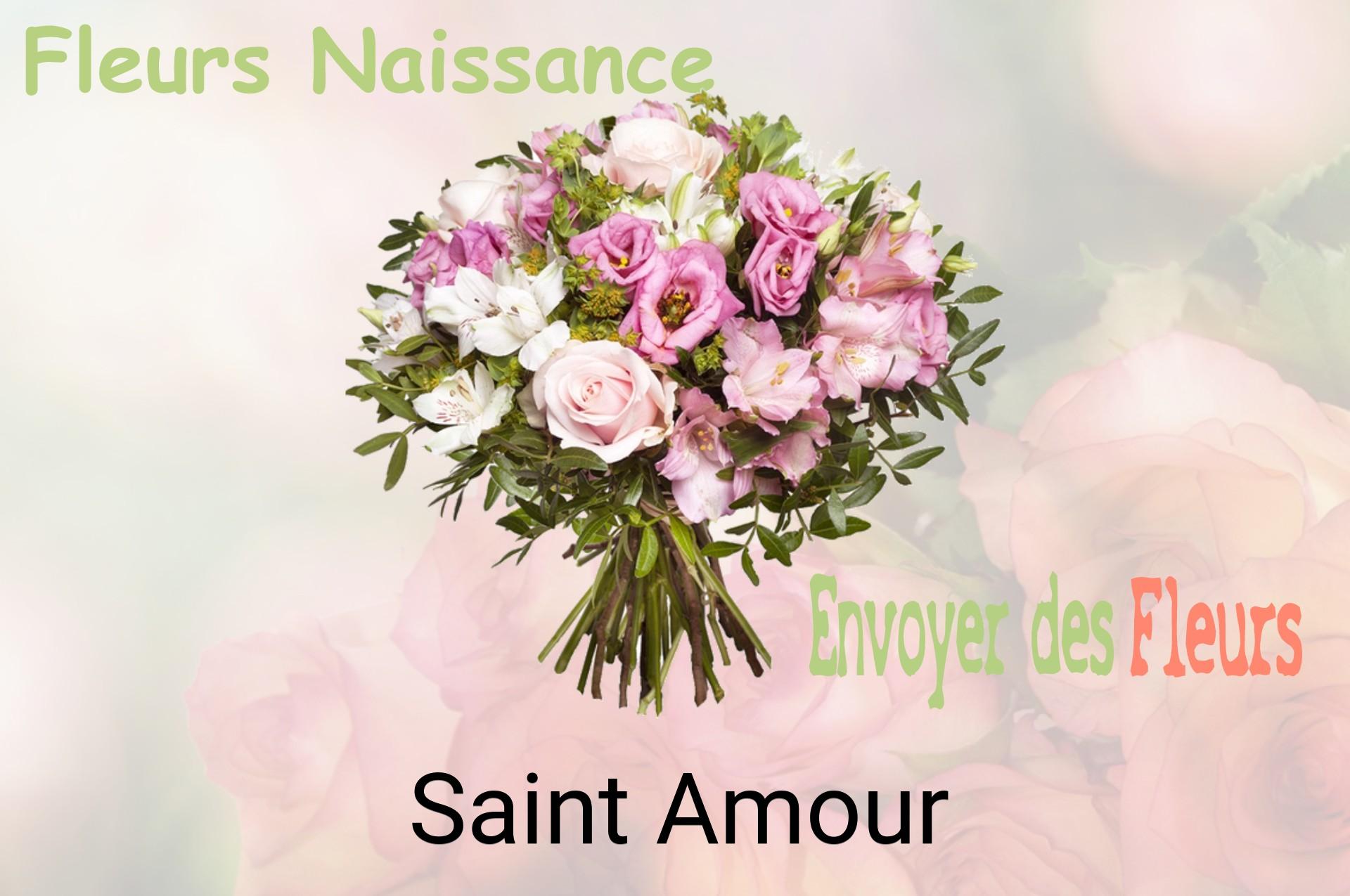 Bouquet de fleurs de naissance livré à Saint-Amour